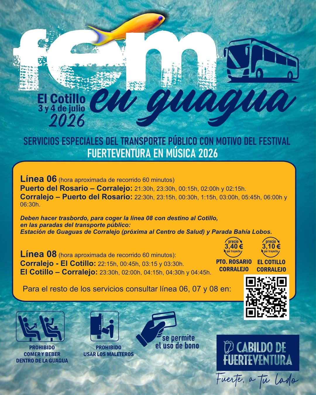 Servicio de Guaguas Fem | Cabildo de Fuerteventura