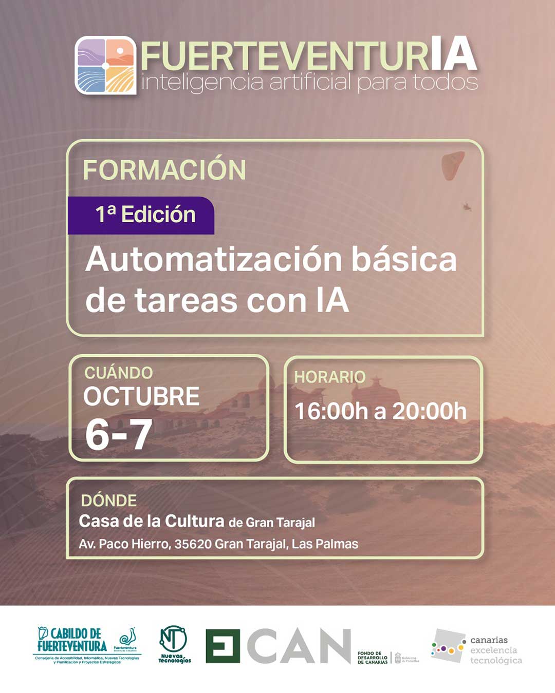 Formaciones IA | Cabildo de Fuerteventura